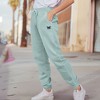 Dalix Butterfly Embroidered Jogger Pant Soft Fleece Relaxed Fit Lounge Womens - 4 of 4