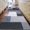 Modern Geometric Area Rug Machine Washable Rugs for Living Room Bedroom - 2 of 4