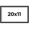 PosterPalooza | Flat Silver Picture Frame - UV Acrylic, Backing Board, Hanging Hardware Included - 2 of 4