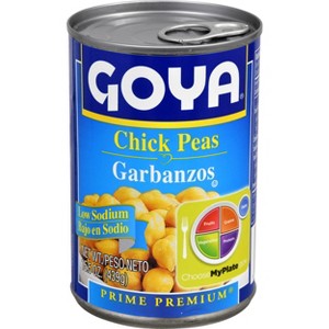 Goya Foods Low Sodium Chickpeas 15.5oz - 1 of 4