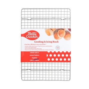 Betty Crocker Carbon Steel 13 x 9 x 0.87 Inch Cooling Rack - 1 of 4