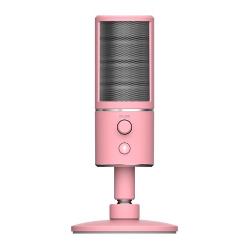 Razer Seiren X Streaming Microphone Built In Shock Mount Quartz Pink Target