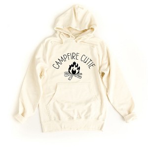 Simply Sage Market Women's Graphic Hoodie Campfire Cutie - 1 of 2