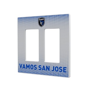 MLS Western Conference Teams Linen Hidden-Screw Light Switch Plate for Double Rocker - 1 of 4