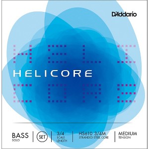 D'Addario HS610 Helicore Solo 3/4 Size Double Bass String Set - 1 of 2