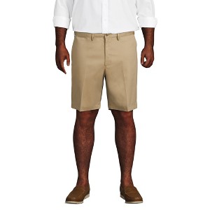 Lands' End Men's Comfort Waist 9" No Iron Chino Shorts - 1 of 4