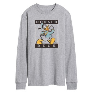 Men's - Disney - Donald Duck Long Sleeve Graphic T-Shirt - 1 of 4