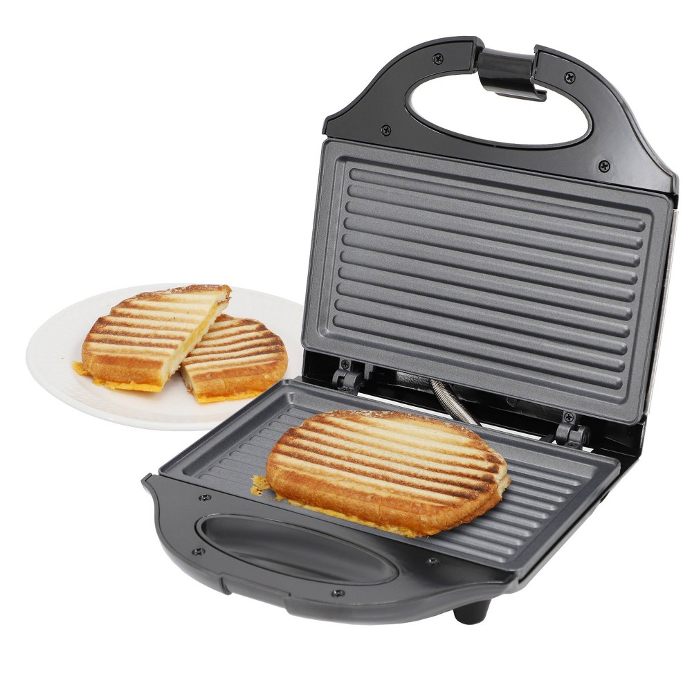 Photos - Toaster MegaChef Electric Non-Stick Panini Press Grill and Sandwich Maker