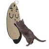 Unique Bargains Cat Scratch Pad with Mouses Pattern for Indoor Outdoor Khaki - 2 of 4