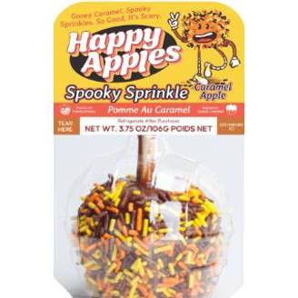 Happy Apples Caramel Apple with Sprinkles (colors may vary) - 3.75oz