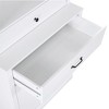CAVINAS Matte White Bathroom Storage Cabinet with 3 Shelves,2 Drawers & 2 Doors,Anti-Tipping Bathroom Cabinet with Robust MDF Construction,Combo - 4 of 4
