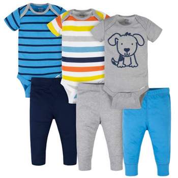 Onesies® Brand Baby Boys' Bodysuits & Pants 6-Piece Set