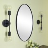 TEHOME Javell Oval Stainless Steel Framed Wall Mounted Bathroom Vanity Mirror - 2 of 4