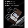 Wallet for Men with Metal Card Holder, Pop Up Wallet, Finest Full Grain Leather Trifold Wallet - 4 of 4