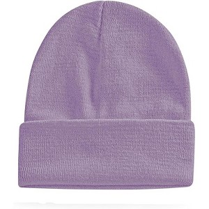 MSDC 1&2 Pack Beanie for Men Women Slouchy Beanie Hats Winter Knit Caps Soft Ski Hat Unisex - 1 of 4