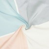 Elerevyo Women Contrast Color Square Large Satin Neck Scarves 27.6"x27.6" 1 Pc - 4 of 4