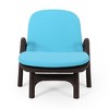 3D Wicker-Like Plastic Patio Chaise Lounge with Cushion, Weather-Resistant, Patio Recliner, Ergonomic Outdoor Accent Chairs -Christopher Knight Home - 4 of 4