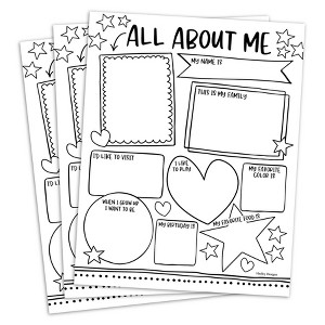Hadley Designs Star Student Read All About Me Posters, Set of 20 - 1 of 4