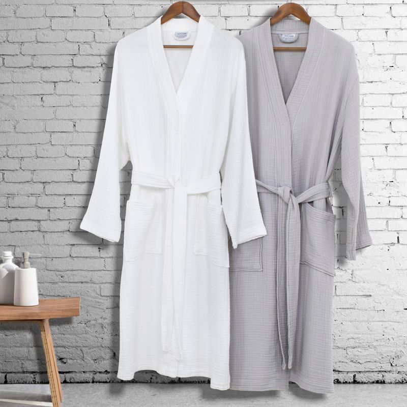 Smyrna Hotel Spa Luxury Robe - Linum Home Textiles, 6 of 8