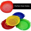 4E's Novelty 4 Pack Sand Sifter – 8.75" Sandbox Toys for Kids, Durable Beach Rock Strainers - 2 of 4
