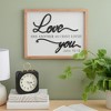 Faithful Finds Wooden Farmhouse Christian Wall Decor Sign, John 15:12 Bible Verse, Love One Another As I Have Loved You (12 x 15 In) - 2 of 4