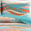 Hailey Watercolor Wave Quilt Set - Lush Décor - 3 of 4