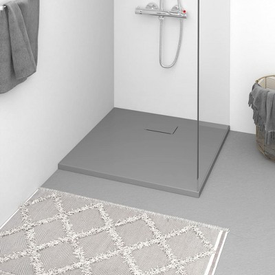 VidaXL Shower Base Tray SMC Gray 35.4 in.x35.4 in.