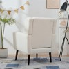 XINGHANZHENXUAN Modern Accent Chair with Waist Pillow, Armchair Upholstered Reading Chair for Living Room, Bedroom & Office - 4 of 4