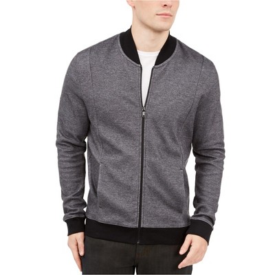Alfani Mens Sweater Bomber Jacket