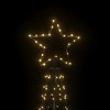 Christmas Cone Tree Warm white Powder-coated steel 3 x 10 ft - 4 of 4