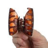 Unique Bargains Women's 2.36" Claw Clip Hair Accessories No Slip Grip Plastic Brown 1 Pc - 4 of 4