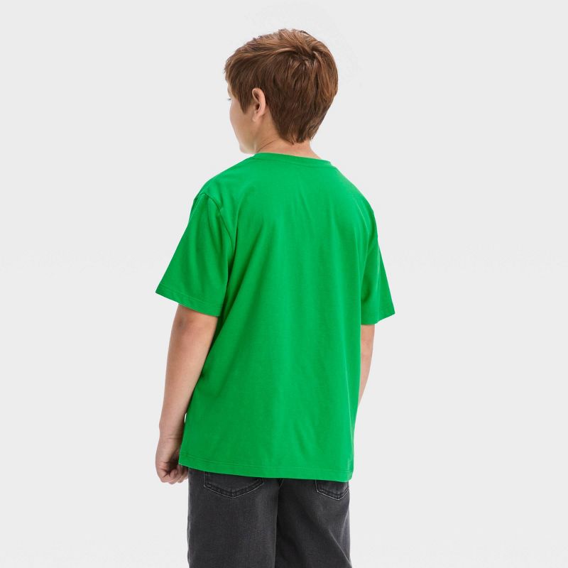 Boys' Evolve Smiley Short Sleeve T-Shirt - art class™ Green, 2 of 4