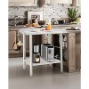 Heavy Duty Stainless Steel Work Table, Adjustable Height Utility Table for Home, Garage, and Restaurant Use - 2 of 4