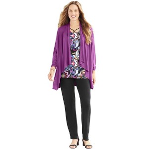 Catherines Women's Plus Size Anywear Tank - 1 of 4