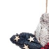 Gallerie II Americana 4th of July Pine Cone Star Patriotic Ornament - 2 of 3
