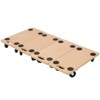 Moving Dolly with 4 Wheels, Heavy Duty Wood Rolling Mover for Piano Couch Fridge Securely Holds, 500 Lbs Flat Dolly Cart for Storage Containers - 3 of 4