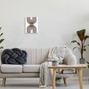 Stupell Industries Asymmetrical Rainbow Reflection Abstract Round Shapes Brown White Wall Plaque Art, 10" x 15" - 3 of 4