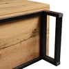 GlasFlength TV Stands and Consoles, Stylish Entertainment Center for Living Room, Modern Design for Classic Interiors, Beige,70.86”*15.35”*19.88" - 2 of 4