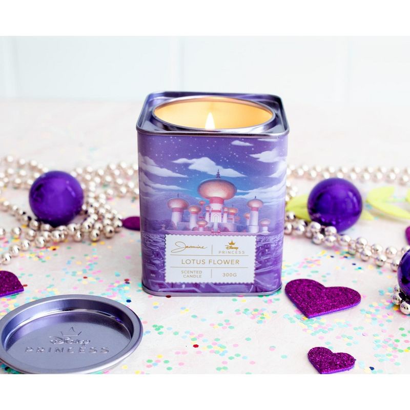 Ukonic Disney Princess Home Collection 11-Ounce Scented Tea Tin Candle | Jasmine, 5 of 7