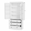 NicBex Cabinet with Large Storage 77" Farmhouse Kitchen Sideboard Cabinet with 3 Adjustable Shelves, 8 Door Shelves, 3 Drawers for Dining Room - 3 of 4