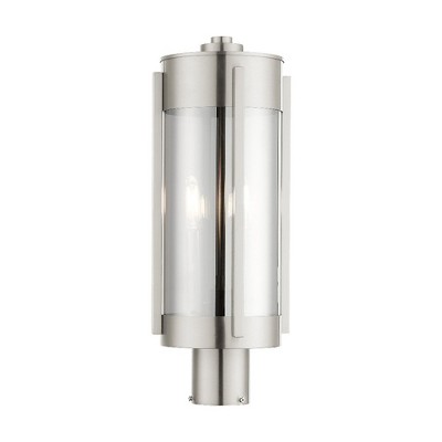 Livex Lighting Sheridan 2 - Light Post Light in  Brushed Nickel