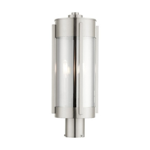 Livex Lighting Sheridan 2 - Light Post Light in  Brushed Nickel - image 1 of 2