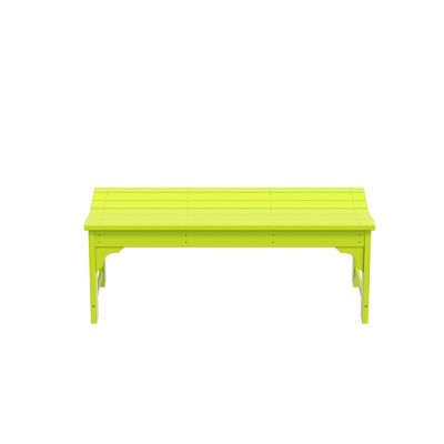WestinTrends  Backless All-Weather Outdoor Bench for Patio Garden