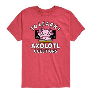 Boys' - Instant Message - To Learn I Axolotl Questions -Toddler Short Sleeve Graphic T-Shirt - 1 of 4