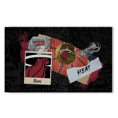 NBA Miami Heat Display Washable Rug 32 x 62 Inches