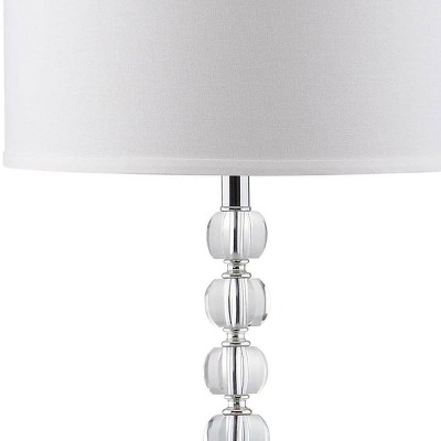 Vendome Chrome Floor Lamp with White Barrel Shade