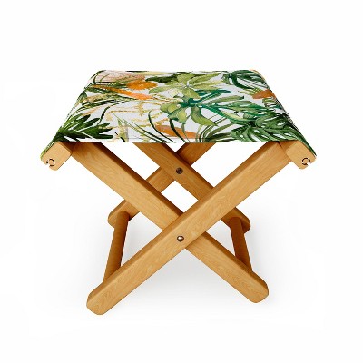 Marta Barragan Camarasa Nice Jungle Folding Stool - Deny Designs