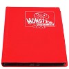 Monster Binder - 4 Pocket Trading Card Album - Matte Red - Holds 160 Yugioh  Magic  and Pokemon Cards - 4 of 4