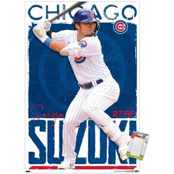 MLB Chicago Cubs - Logo Poster - 22.375 x 34 - The Blacklight Zone