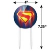 Superman 2025 Glowing Shield Acrylic Cake Topper Party Decoration for Wedding Anniversary Birthday Graduation - 2 of 4